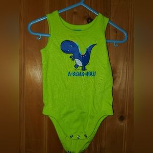 Baby Boy's Dinosaur Onsie & Shorts